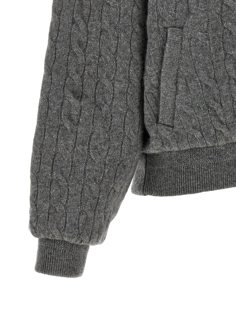 Polo Ralph Lauren Gray Wool Bomber