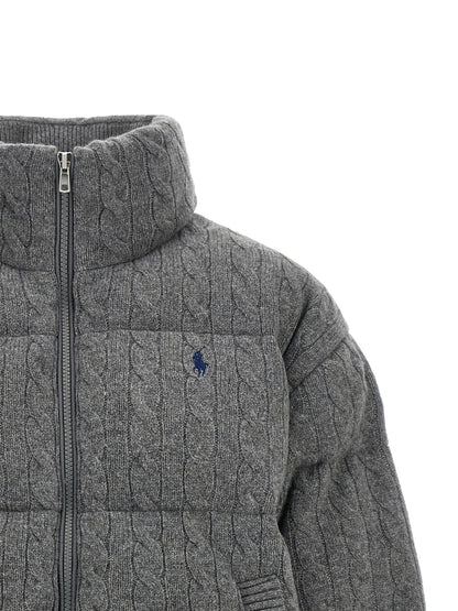 Polo Ralph Lauren Gray Wool Full-Length Jacket