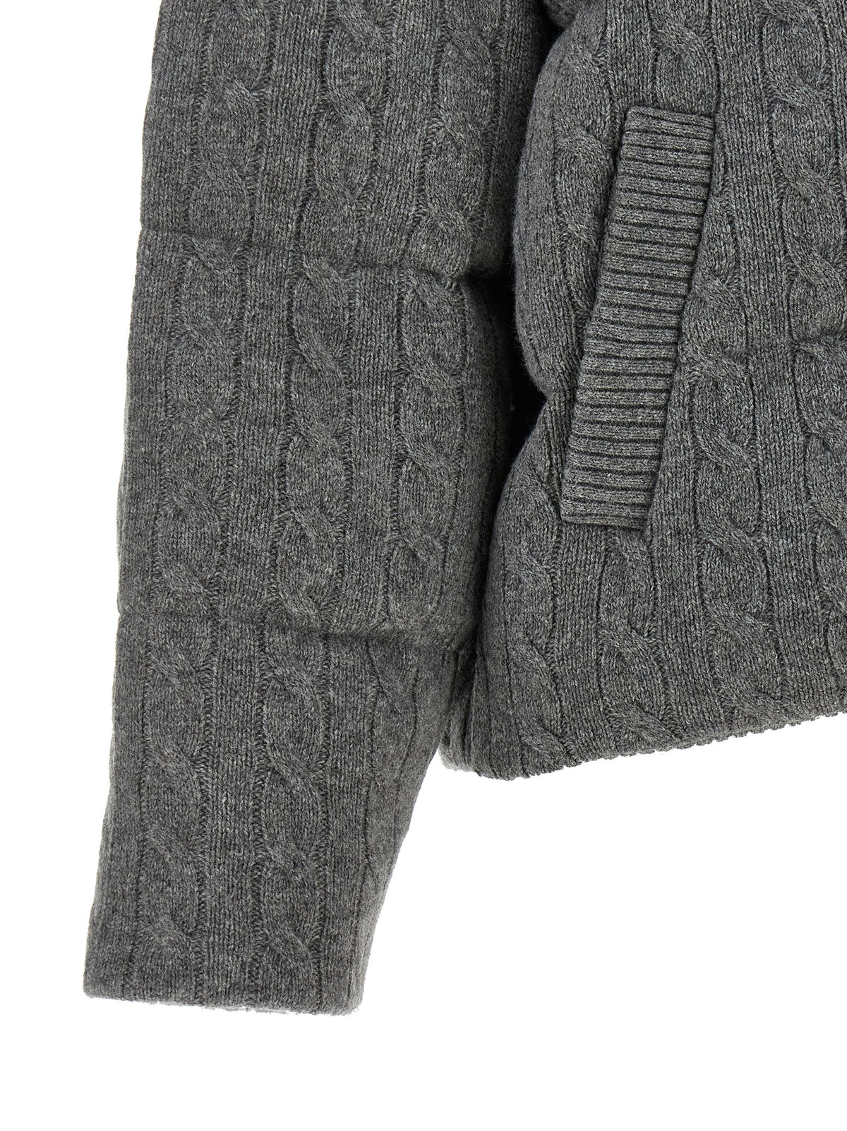 Veste longue en laine grise Polo Ralph Lauren