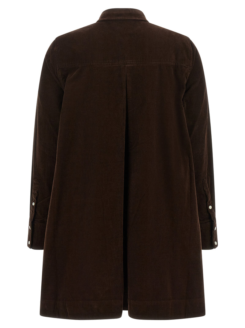 Polo Ralph Lauren Brown Cotton Short Dress