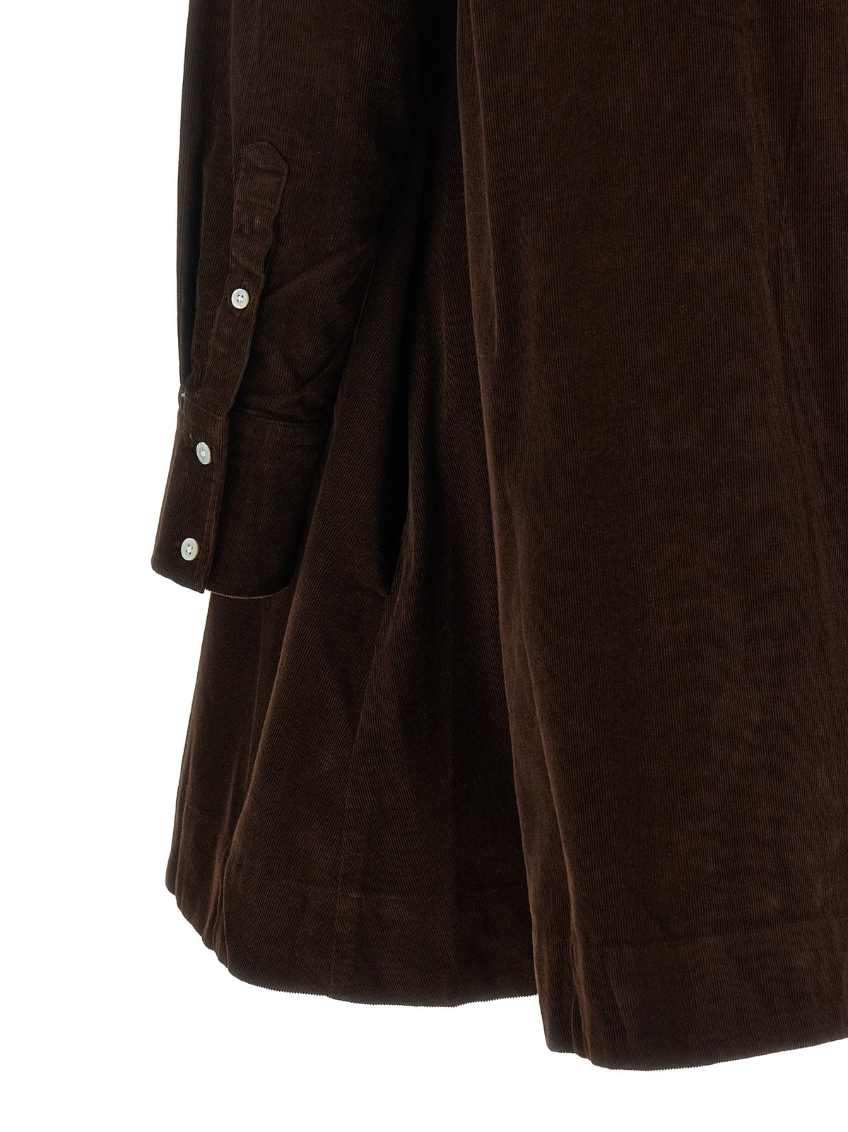 Robe courte Polo Ralph Lauren en coton marron