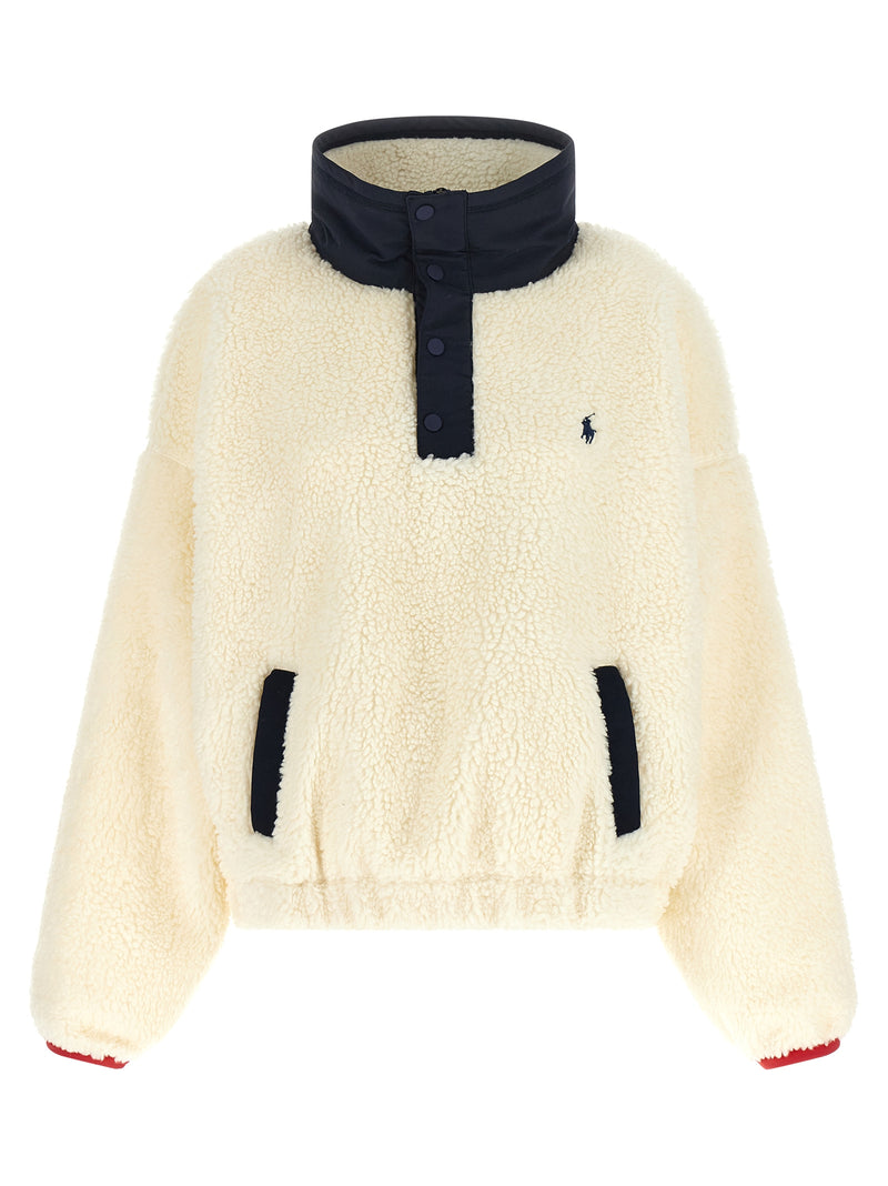 Polo Ralph Lauren White Polyester Cardigan