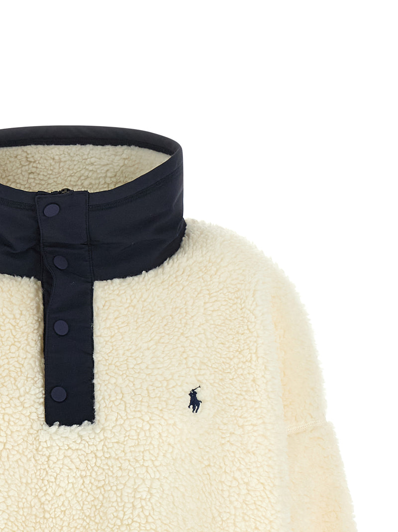 Polo Ralph Lauren White Polyester Cardigan