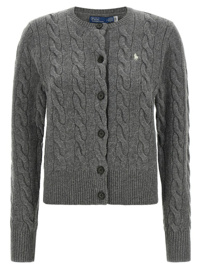 Polo Ralph Lauren Gray Wool Cardigan
