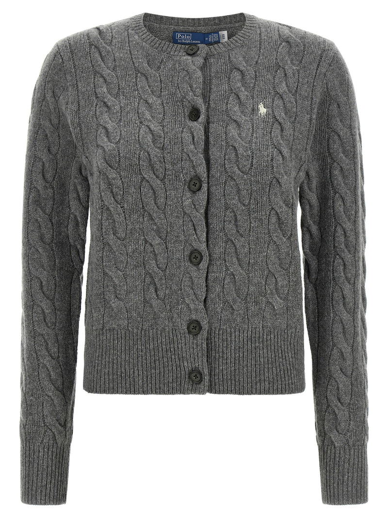 Polo Ralph Lauren Gray Wool Cardigan