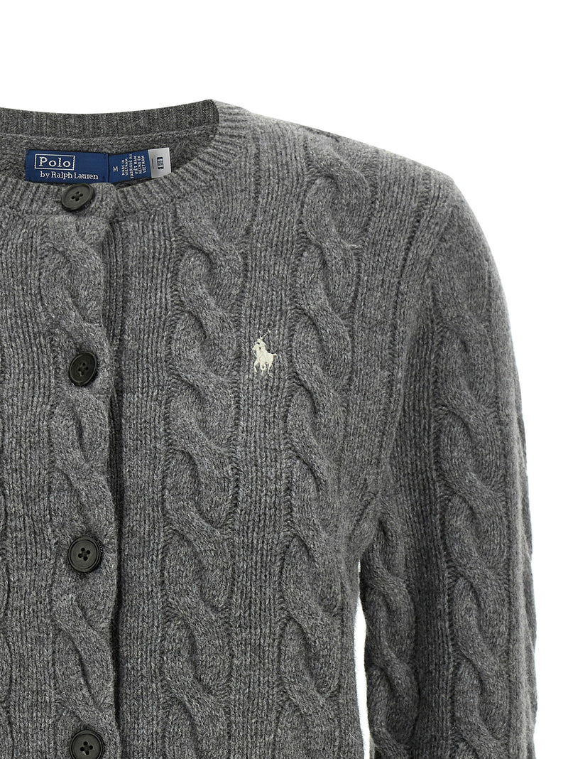Polo Ralph Lauren Gray Wool Cardigan