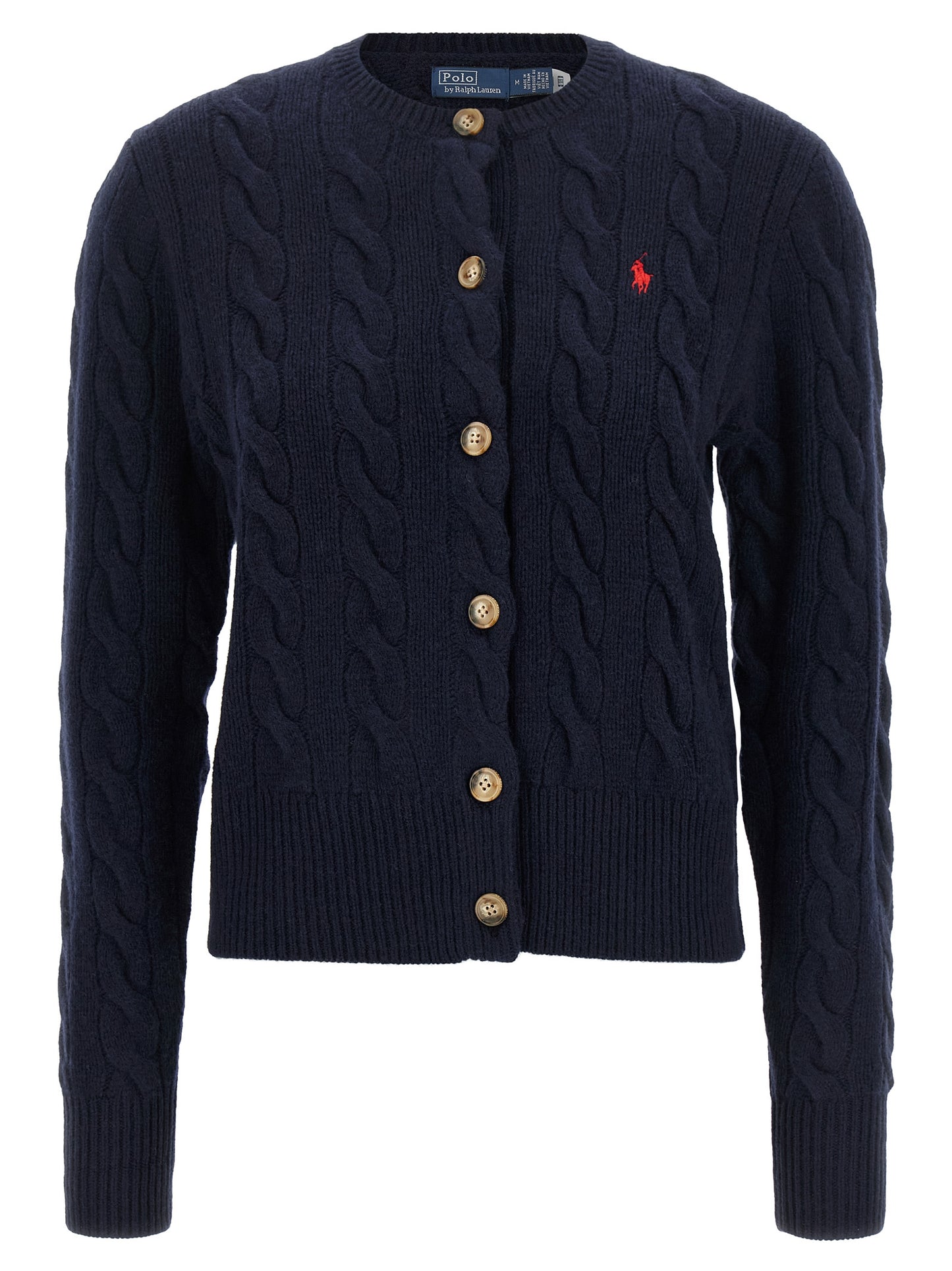 Polo Ralph Lauren Blue Wool Cardigan