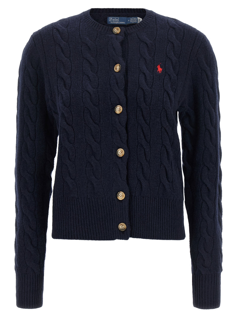 Polo Ralph Lauren Blue Wool Cardigan