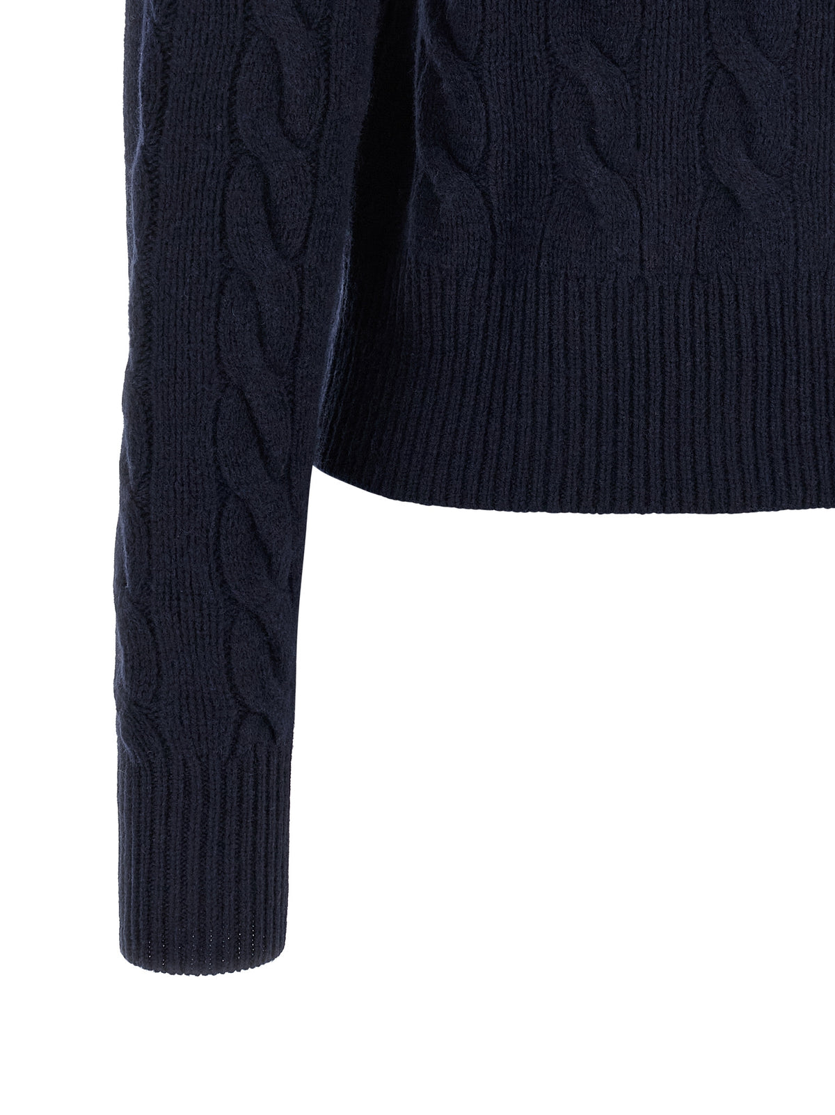 Gilet en laine bleu Polo Ralph Lauren