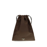 Pochette Prada en polyamide marron