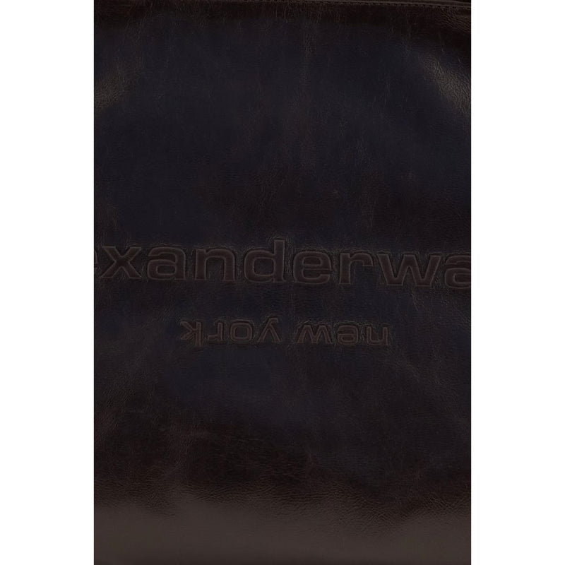 Alexander Wang Brown Calf Leather Bos Taurus Shoulder Bag