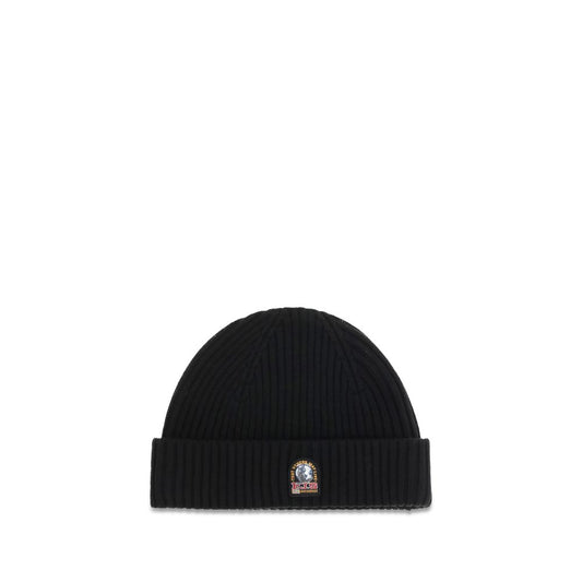 Parajumpers Black Wool Oves Aries Beanie