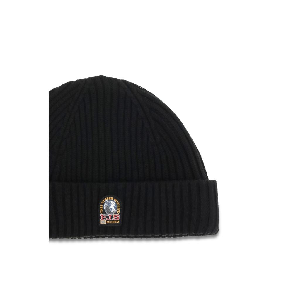 Parajumpers Bonnet Oves Aries en Laine Noire