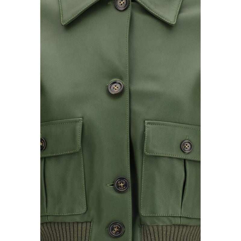 Valstar Bicolor Leather Leather Jacket