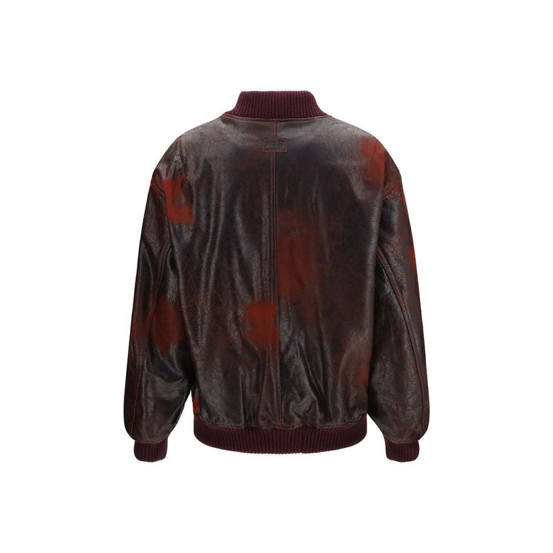 Valstar Bordeaux Leather Bomber