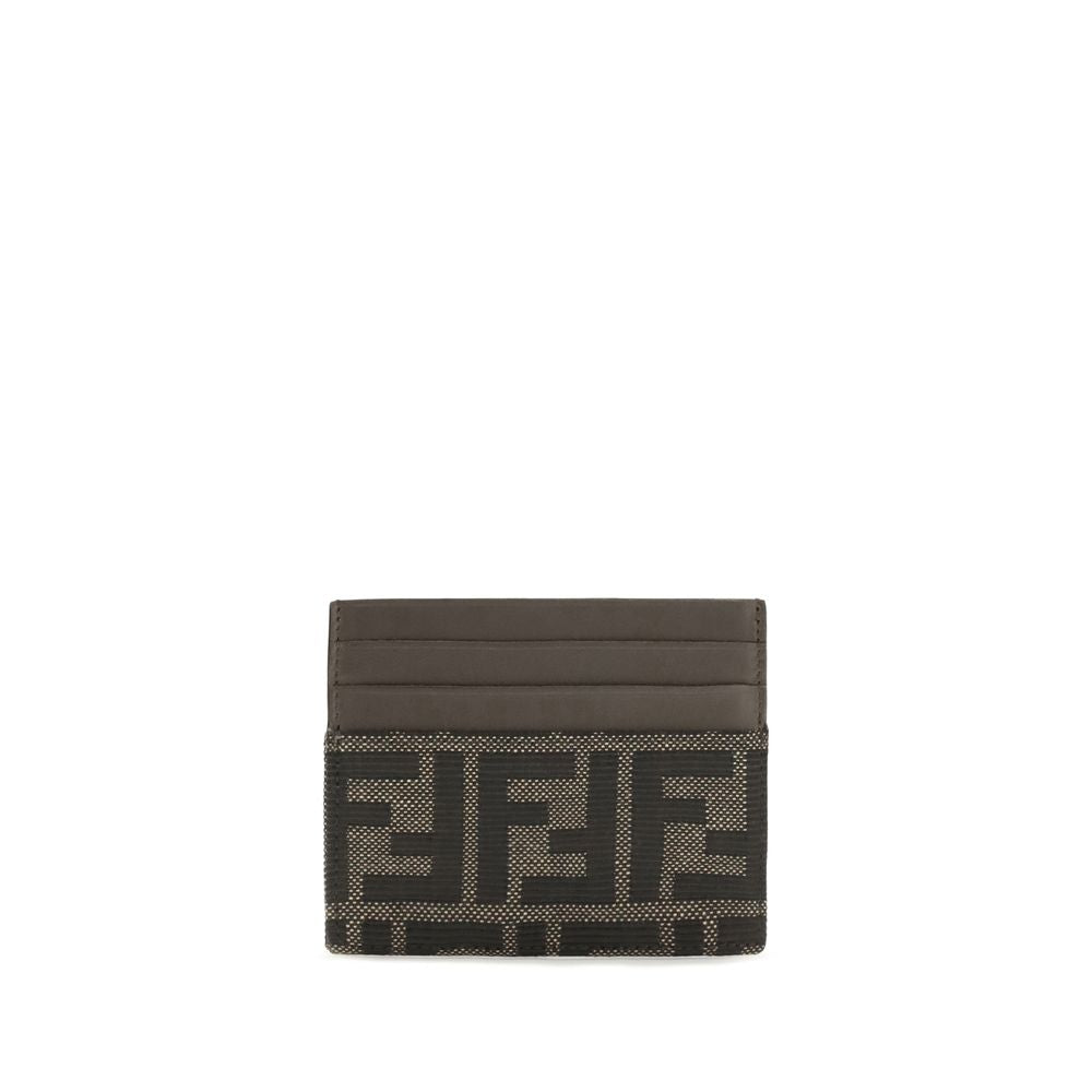 Portefeuille Fendi en polyester marron