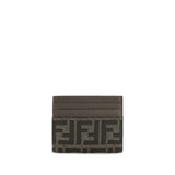 Portefeuille Fendi en polyester marron