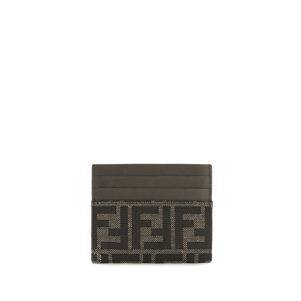 Portefeuille Fendi en polyester marron