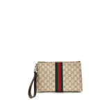 Sac à bandoulière en tissu beige Gucci