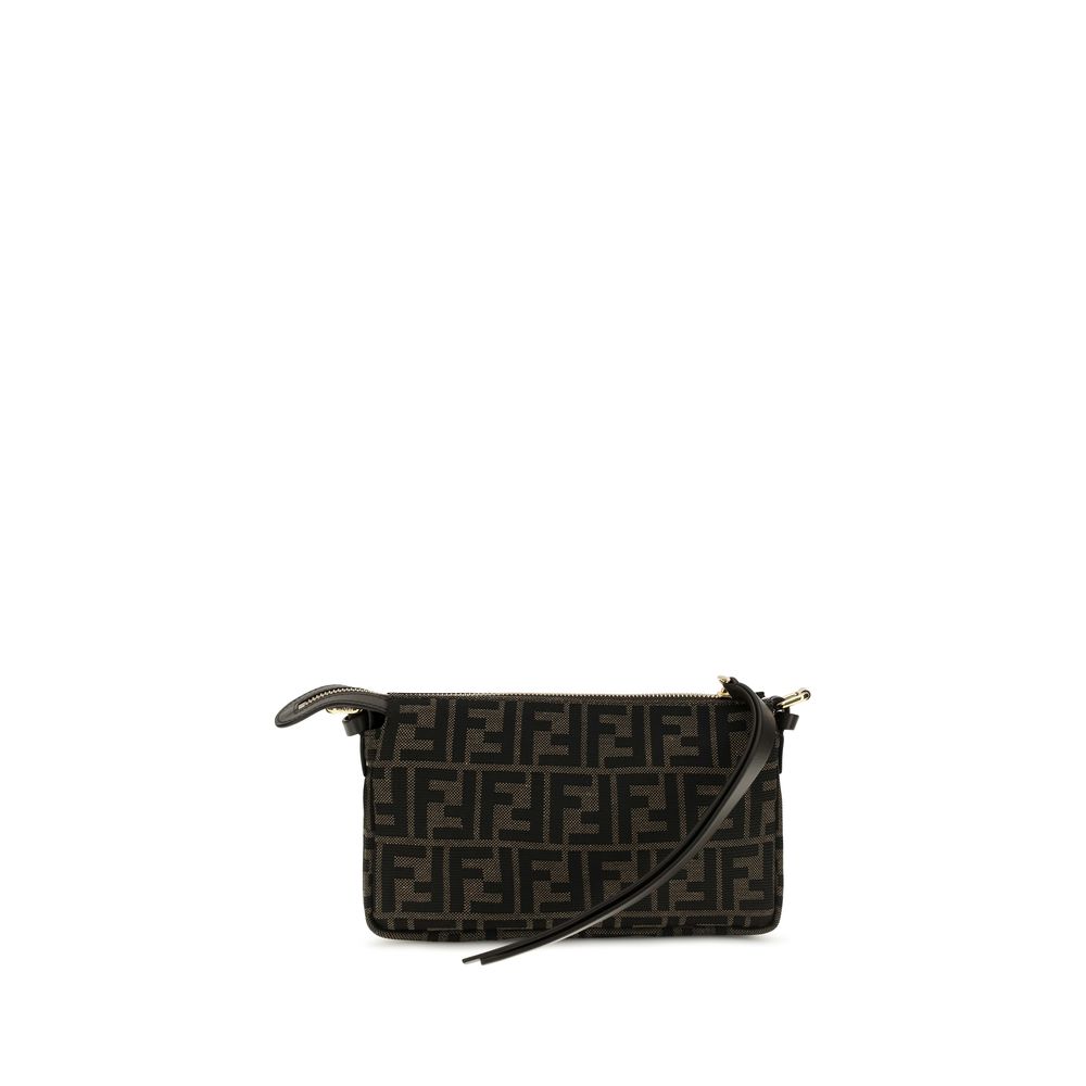 Sac à bandoulière Fendi en polyester marron