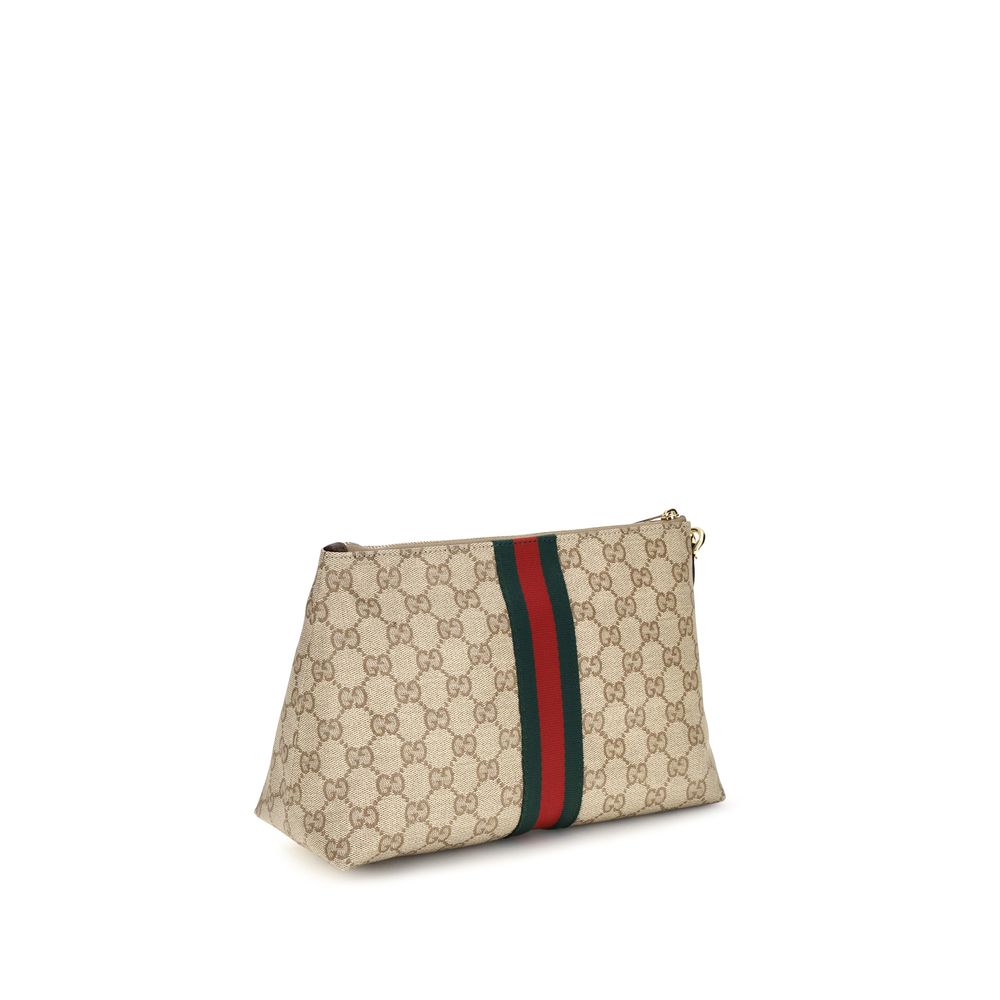 Sac à bandoulière en tissu beige Gucci