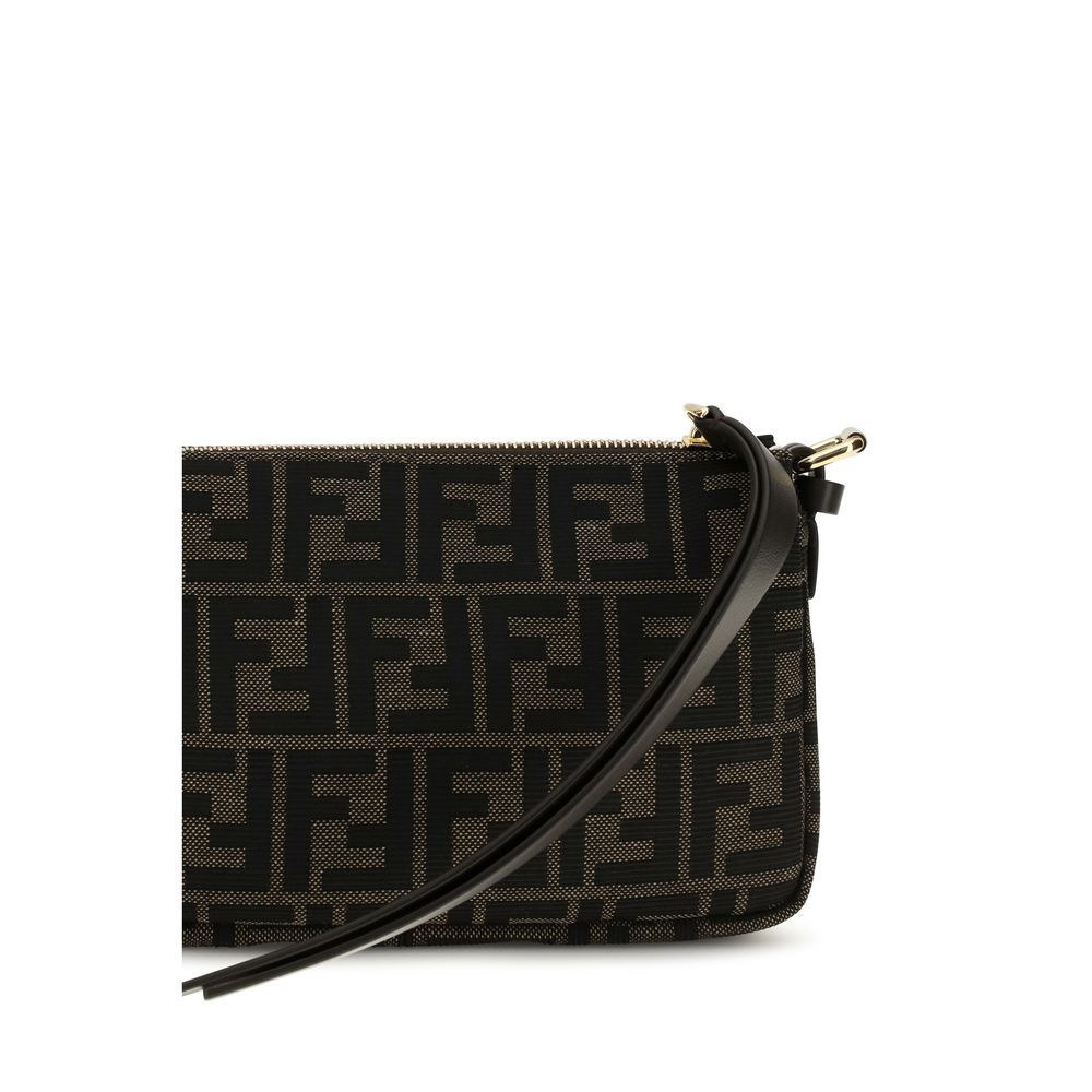 Sac à bandoulière Fendi en polyester marron