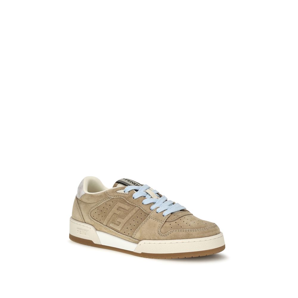 Baskets Fendi en caoutchouc beige
