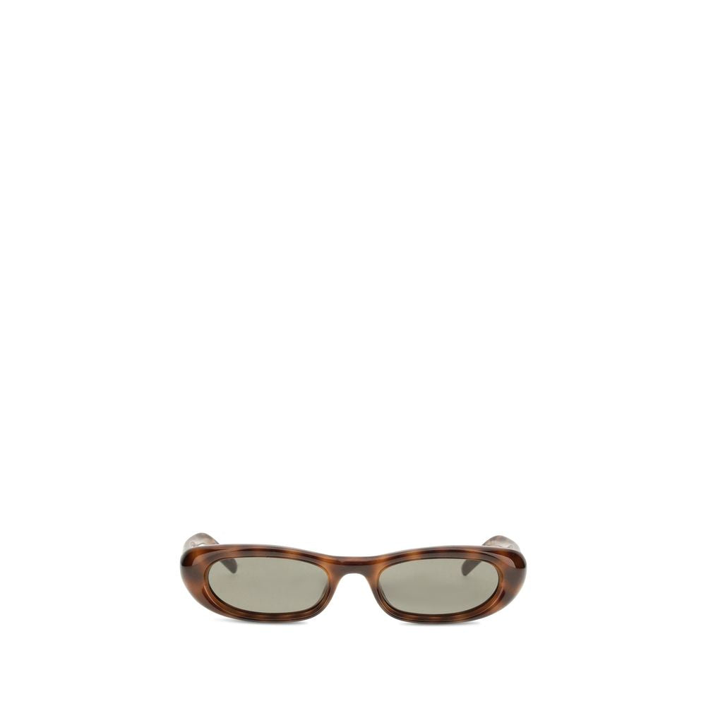 Lunettes de soleil Saint Laurent en acétate marron
