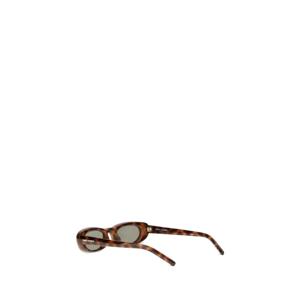 Lunettes de soleil Saint Laurent en acétate marron