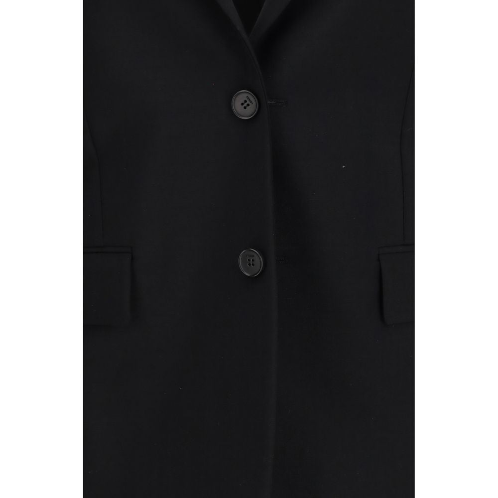 Blazer Fendi en mohair noir