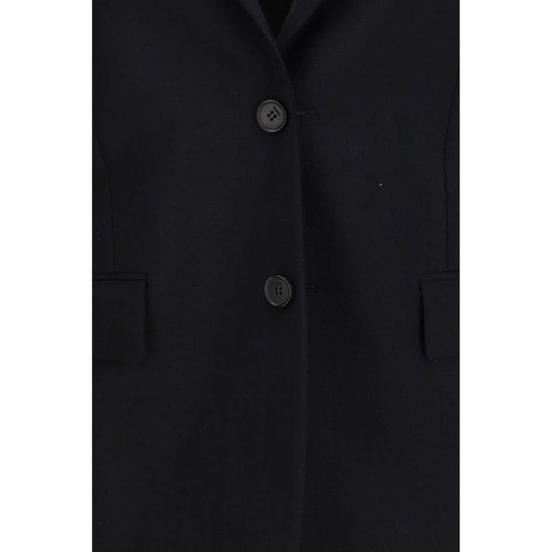 Fendi Black Mohair Blazer