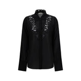 Chemisier Fendi en soie noire