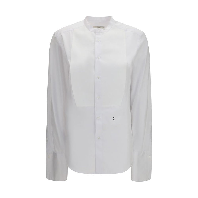 Fendi White Cotton Dress Shirt