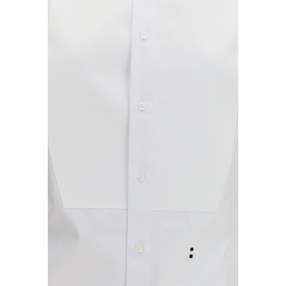 Chemise habillée Fendi en coton blanc