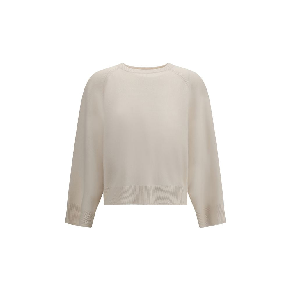 Pull Brunello Cucinelli en cachemire blanc
