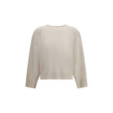 Pull Brunello Cucinelli en cachemire blanc