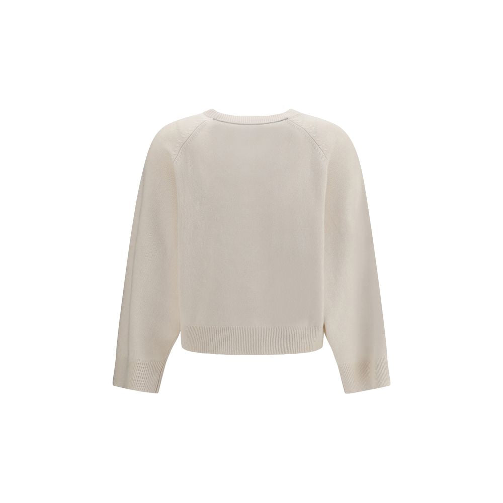Pull Brunello Cucinelli en cachemire blanc
