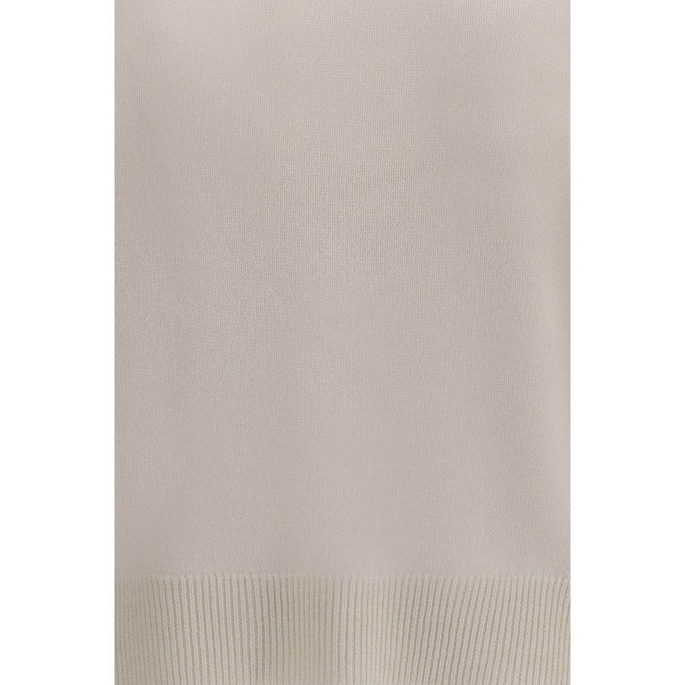 Pull Brunello Cucinelli en cachemire blanc