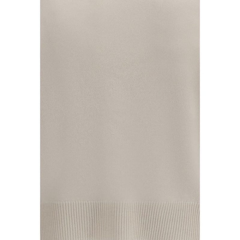 Brunello Cucinelli White Cashmere Sweater
