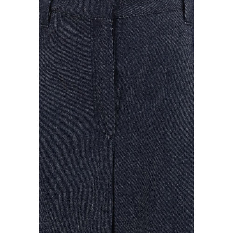 Brunello Cucinelli Blue Cotton Jeans Denim