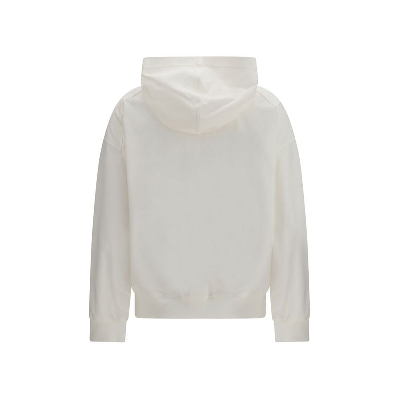 Brunello Cucinelli White Cotton Sweatshirt