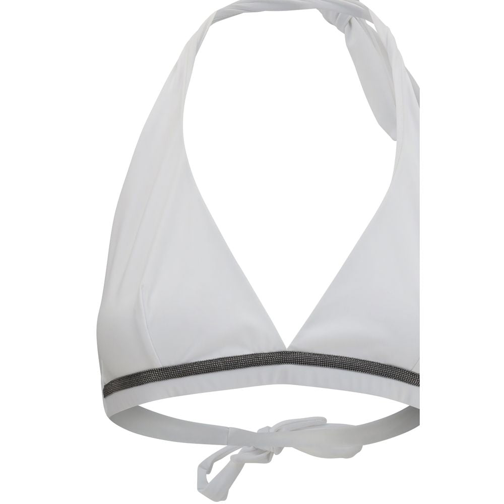 Brunello Cucinelli Bikini blanc en polyamide