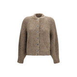 Brunello Cucinelli Cardigan en Cachemire Marron