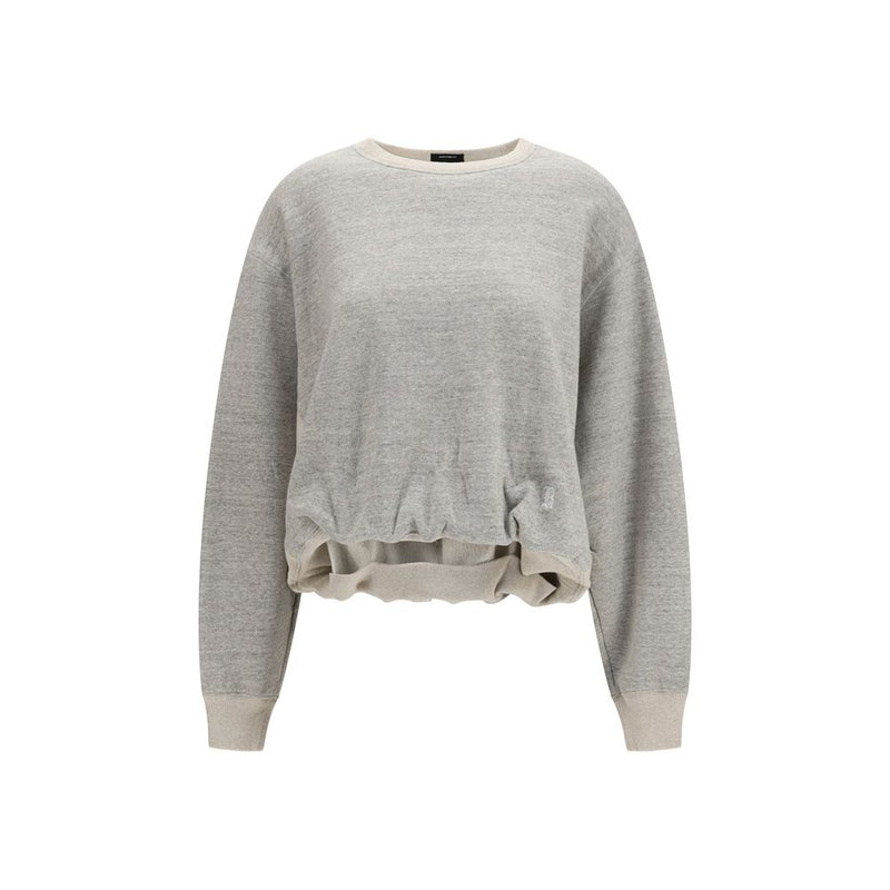 R13 Gray Cotton Sweatshirt