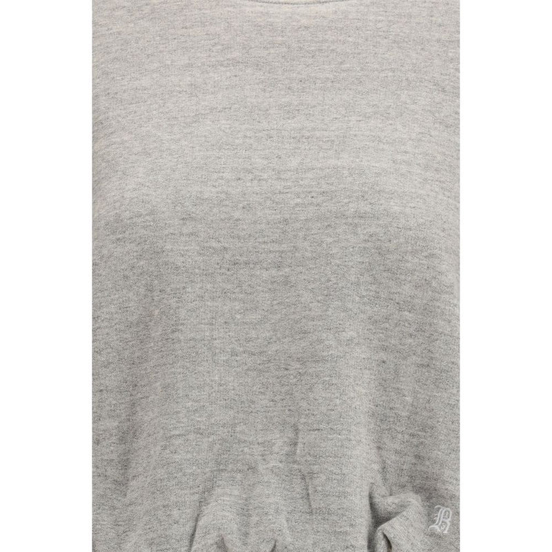 R13 Gray Cotton Sweatshirt