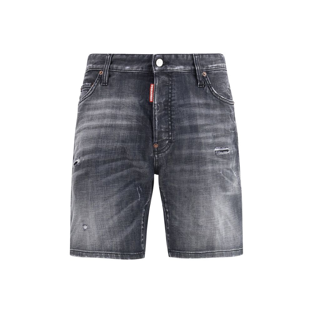 Bermuda en coton noir Dsquared²