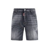 Bermuda en coton noir Dsquared²
