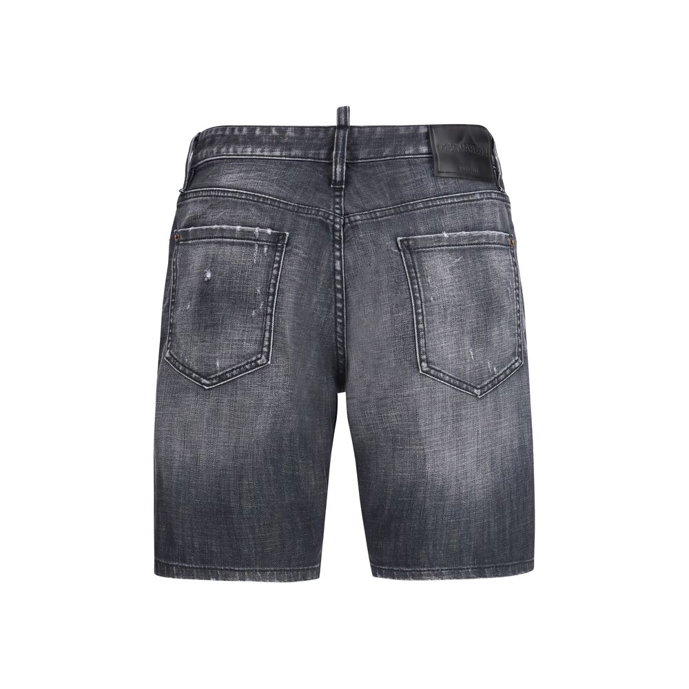 Bermuda en coton noir Dsquared²