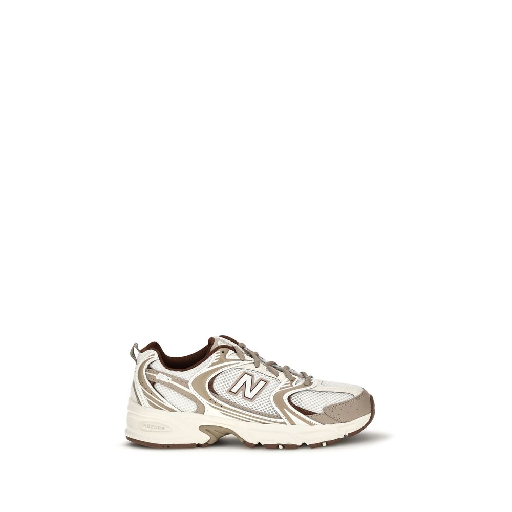 Baskets de sport New Balance en tissu argenté