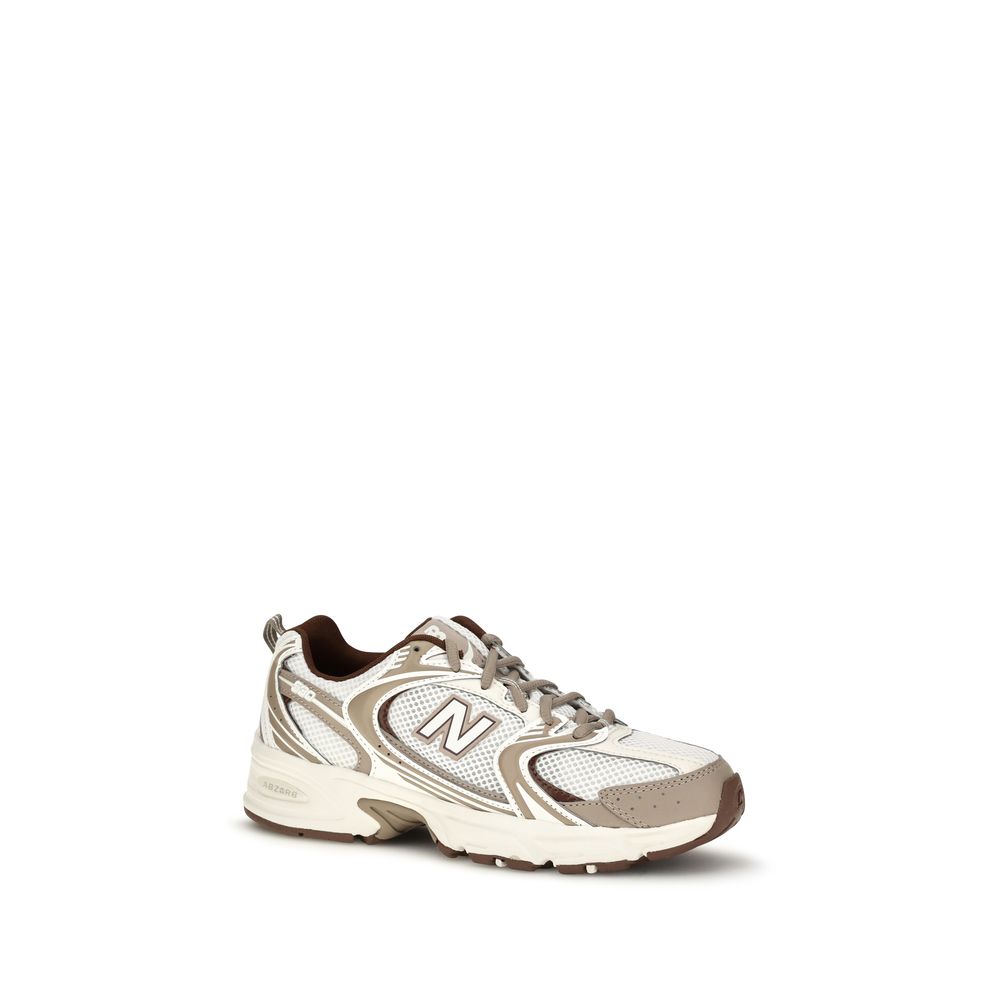 Baskets de sport New Balance en tissu argenté